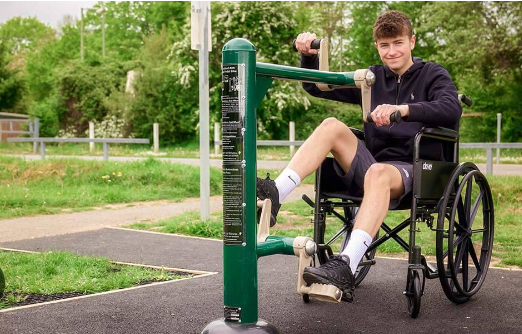 Fitness equipment for people with disabilities